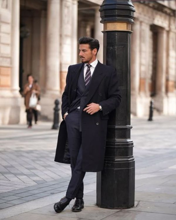 Formal Suit with Overcoat
